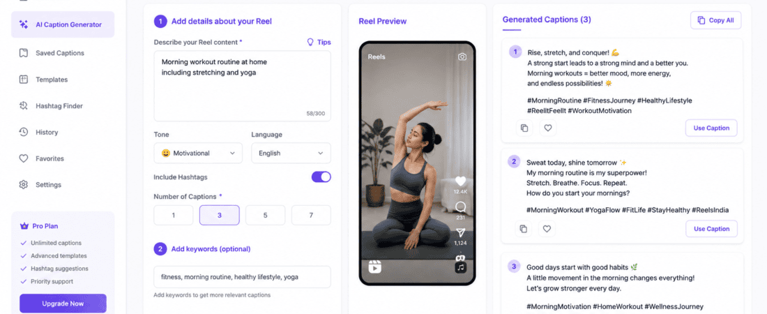 5 Free AI Caption Generator for Instagram Reels (2026 Guide)