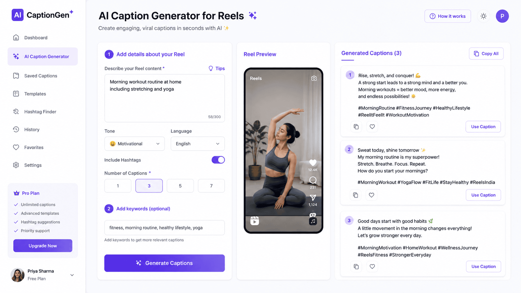 5 Free AI Caption Generator for Instagram Reels (2026 Guide)