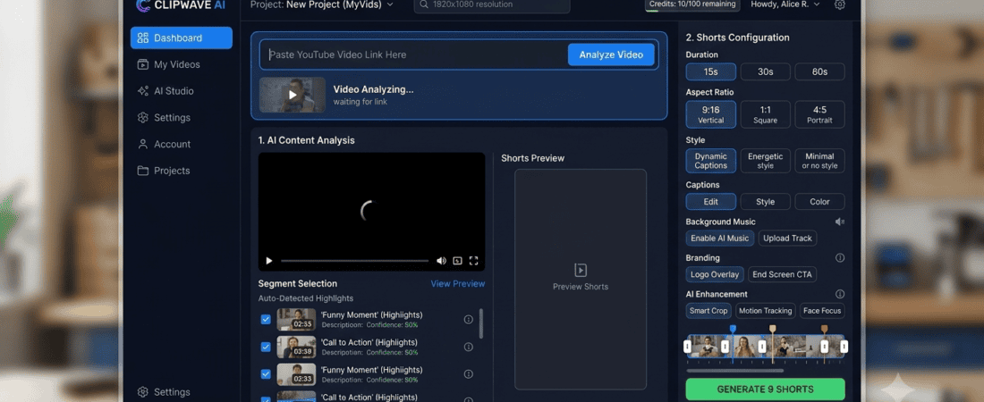 10 Free AI Tool to Convert YouTube Videos into Shorts (2026 Guide)