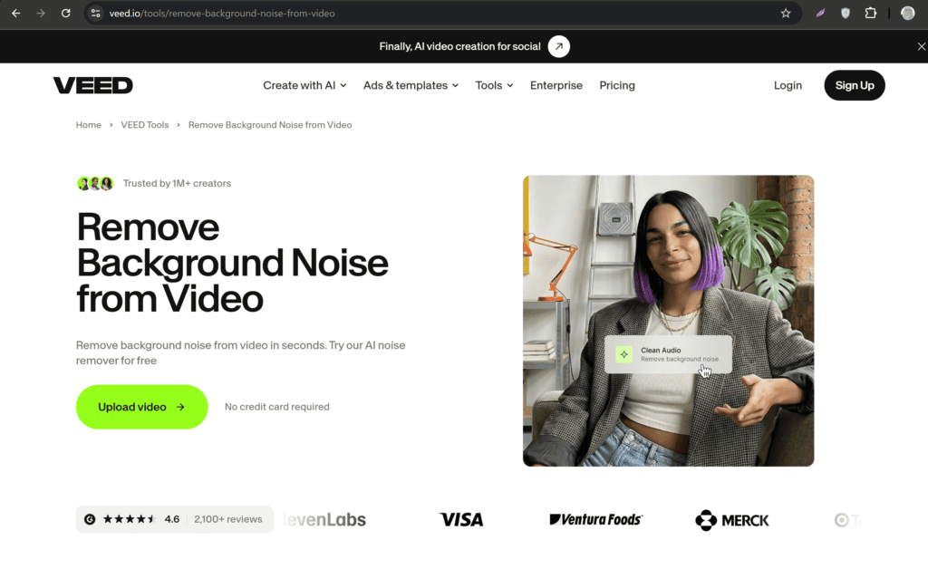 Best AI noise reduction tools for cleaning background noise from videos
