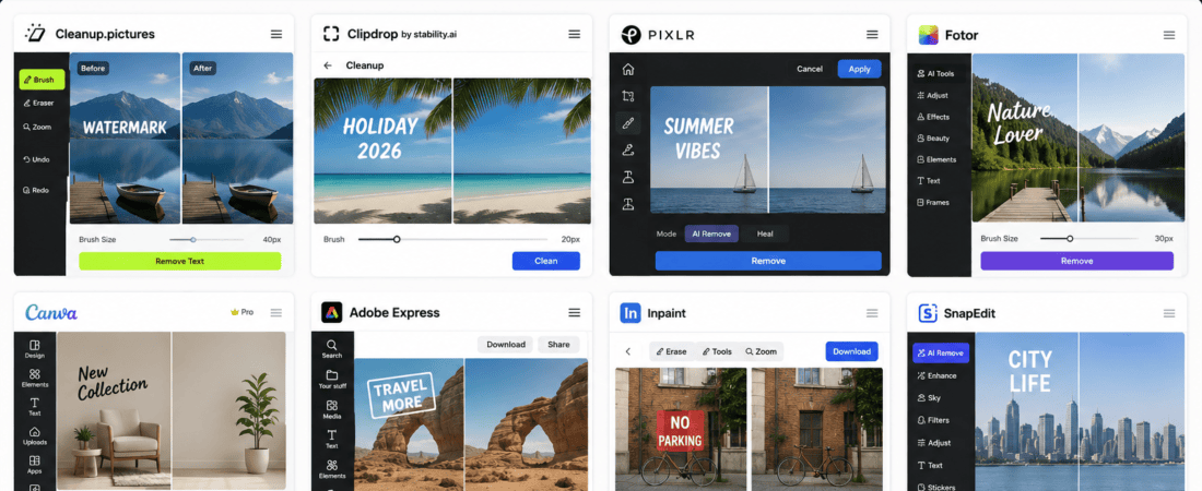Free AI Tools to Remove Text from Image Without Ruining Background (2026 Guide)