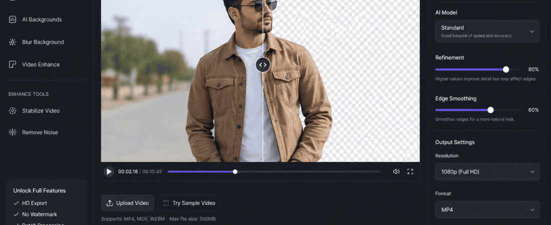 Best Free AI Tools for Removing Video Background Without Green Screen