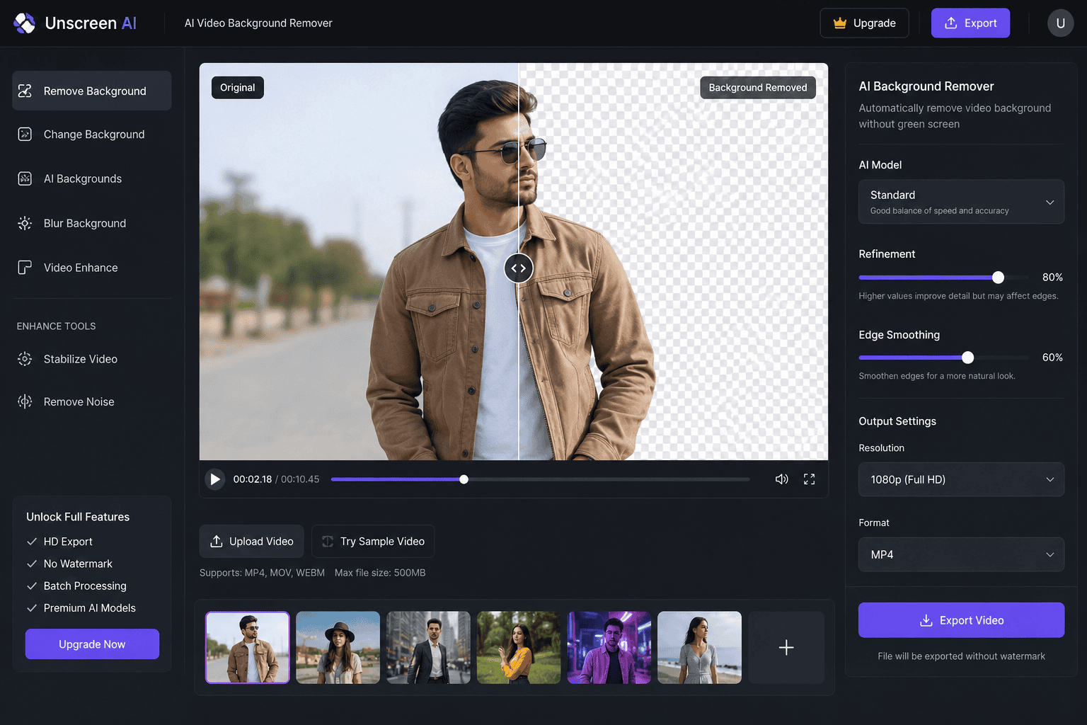 Best Free AI Tools for Removing Video Background Without Green Screen