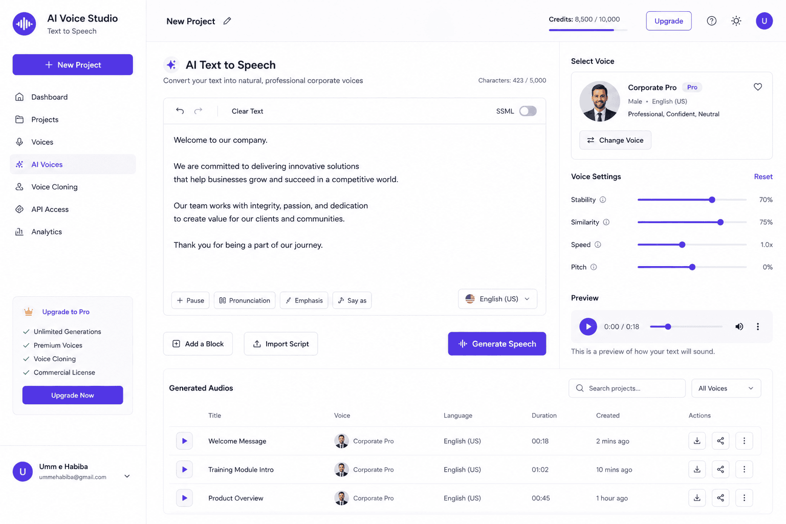 Free AI Tools to Generate Text-to-Speech Corporate Voices (2026 Guide)