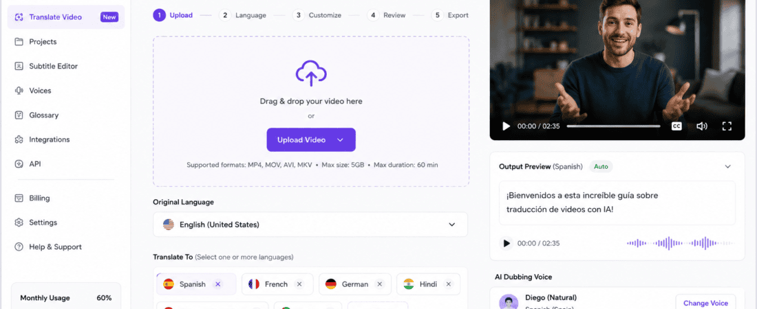How to Use Free AI Tools for Automated Video Translation