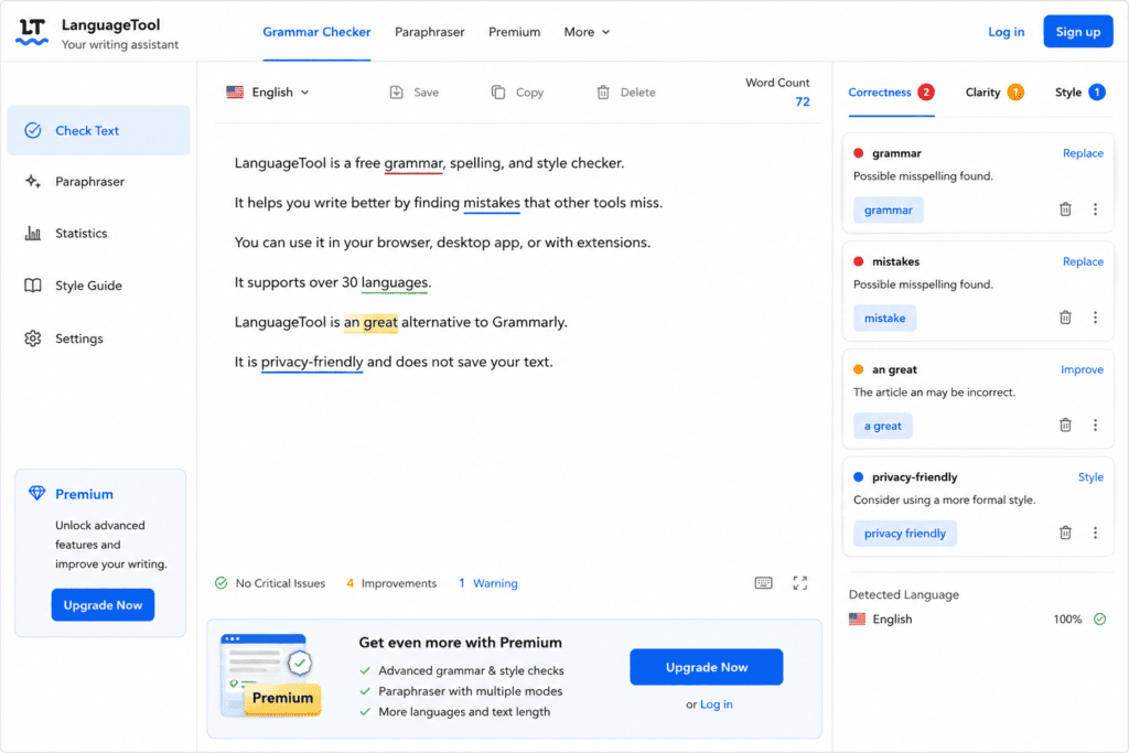 Grammarly Premium alternatives for content creators