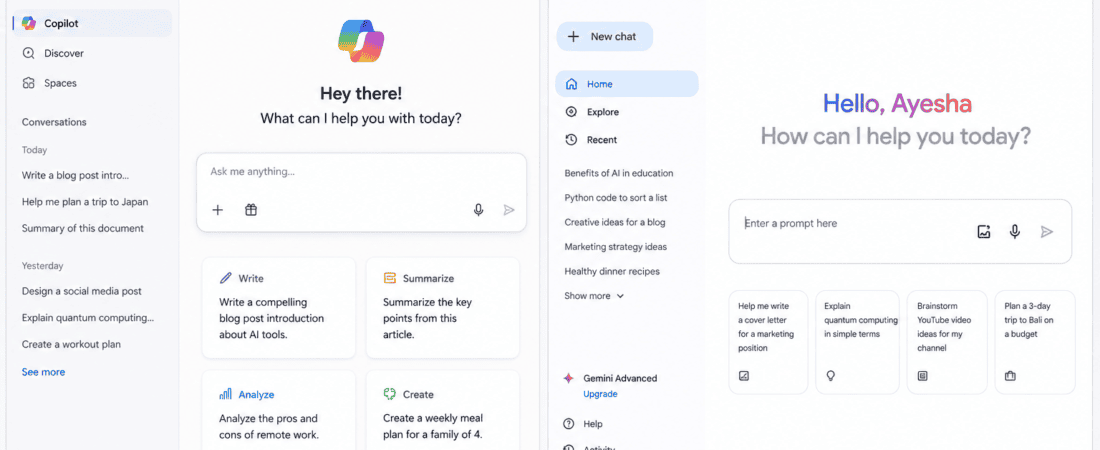 Microsoft Copilot vs Google Gemini for Writing Professional Emails