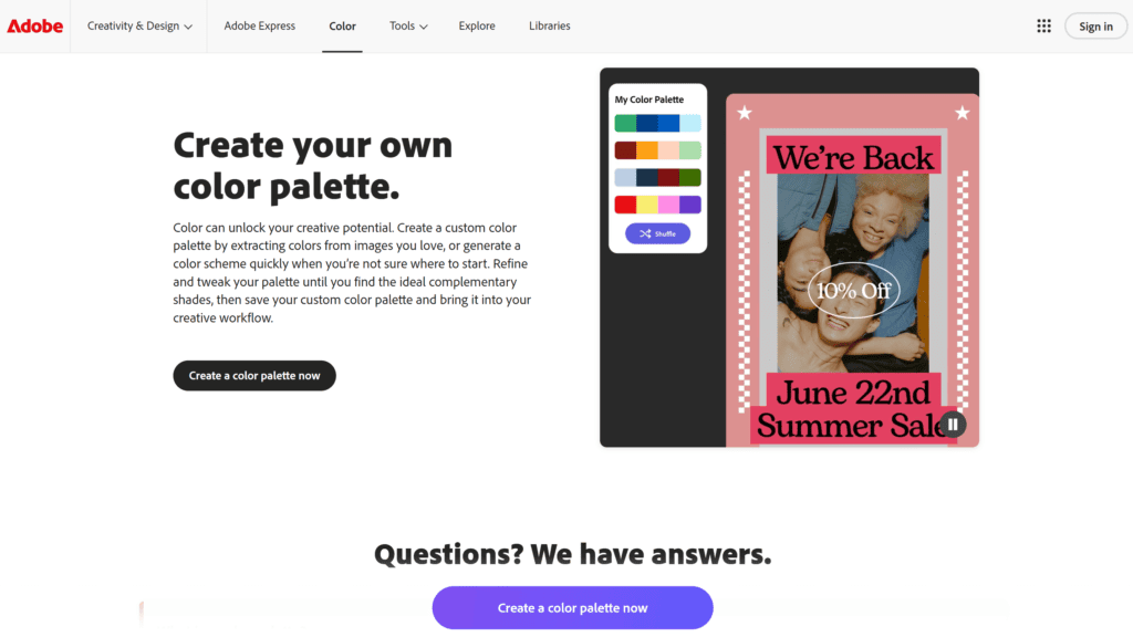 Free AI to Generate Aesthetic Color Palettes for Branding