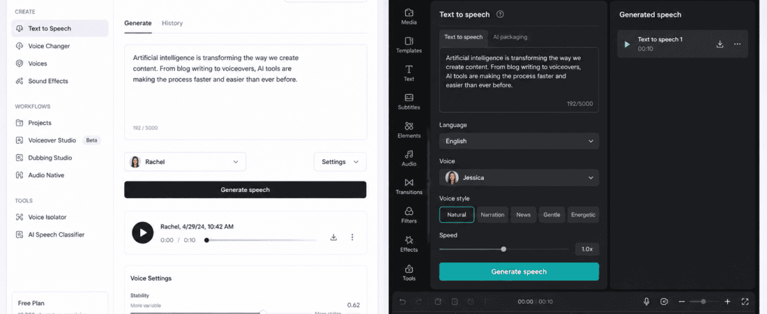 ElevenLabs Free Tier vs CapCut Text to Speech: Which AI Voice Tool Is Better?