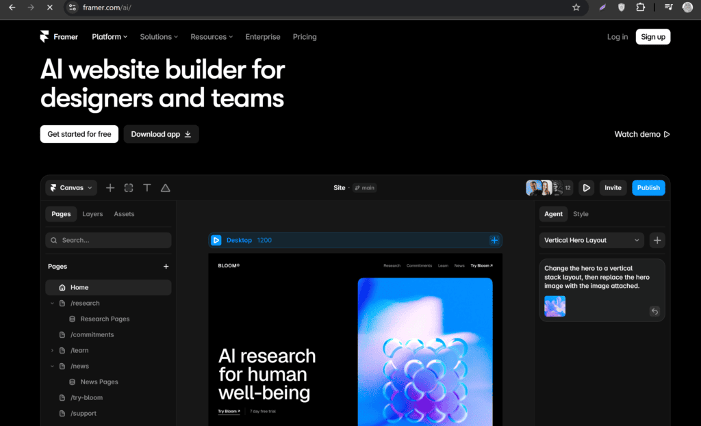 Free AI Tools to Create High-Converting Landing Page Layouts