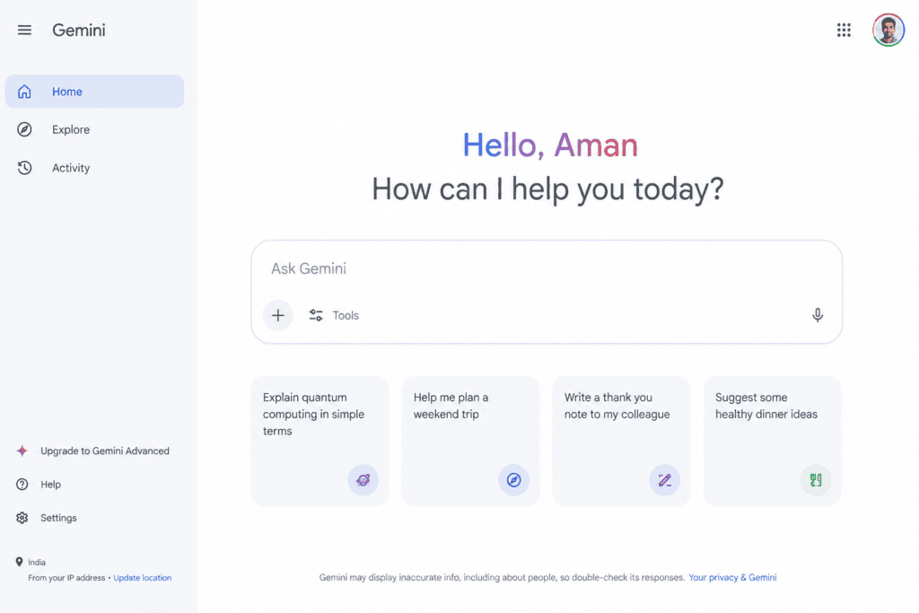 Gemini: Best AI Tool for Blog Research