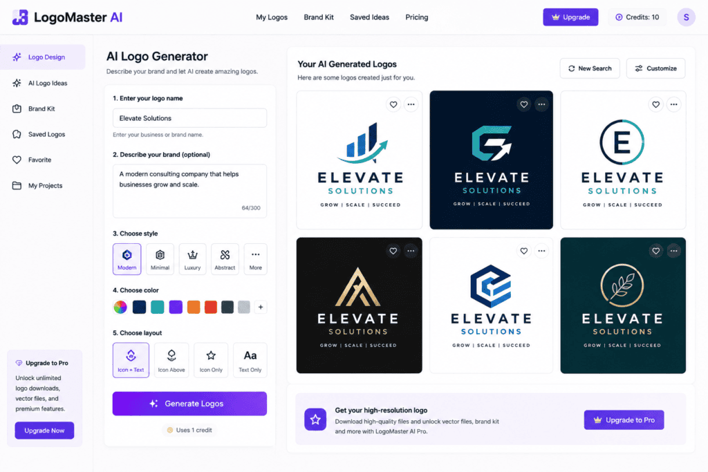 Free AI Logo Design Tools