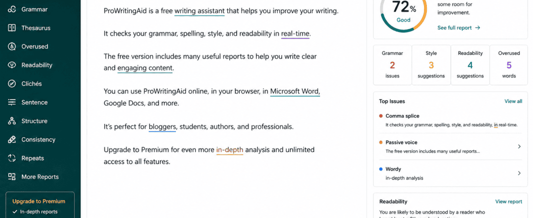 Best Free AI Alternatives to Grammarly Premium for Proofreading