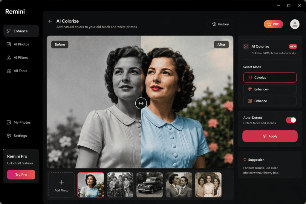 AI Tools to Colorize Old Black and White Photos Automatically